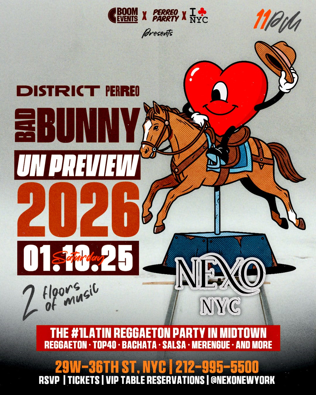 Bad Bunny Un Preview 2026 at Club Nexo