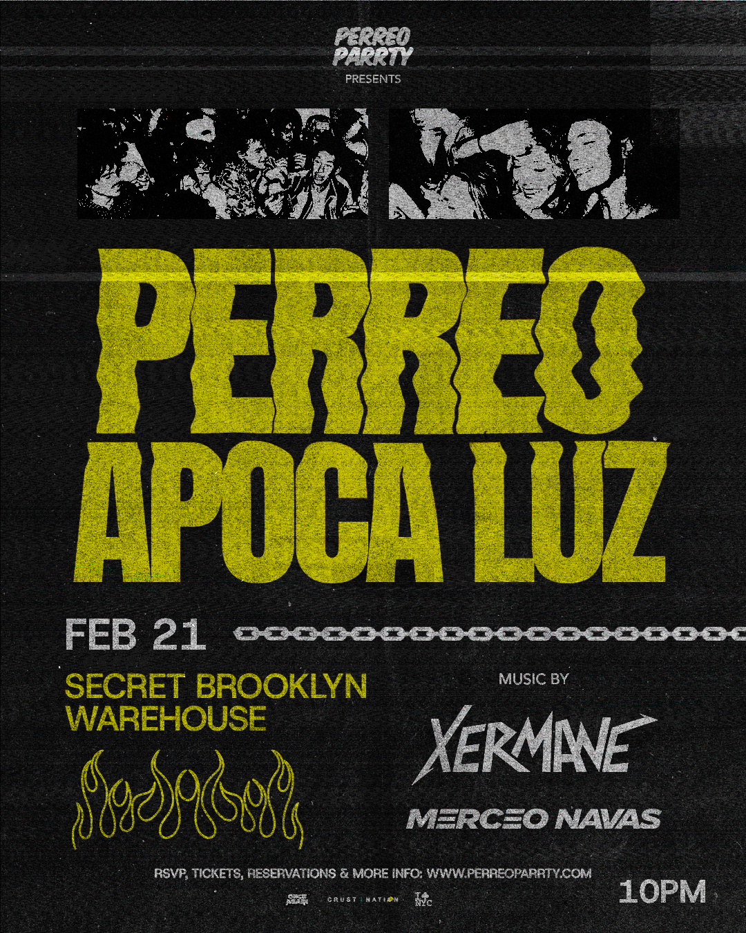 PERREO APOCA LUZ - Reggaeton Warehouse Rave Party, 18+