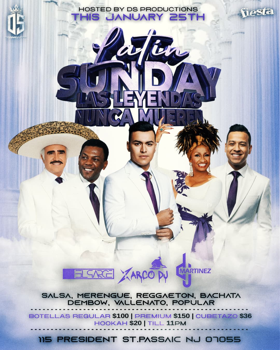 LATIN SUNDAY LAS LEYENDAS NUNCA MUEREN