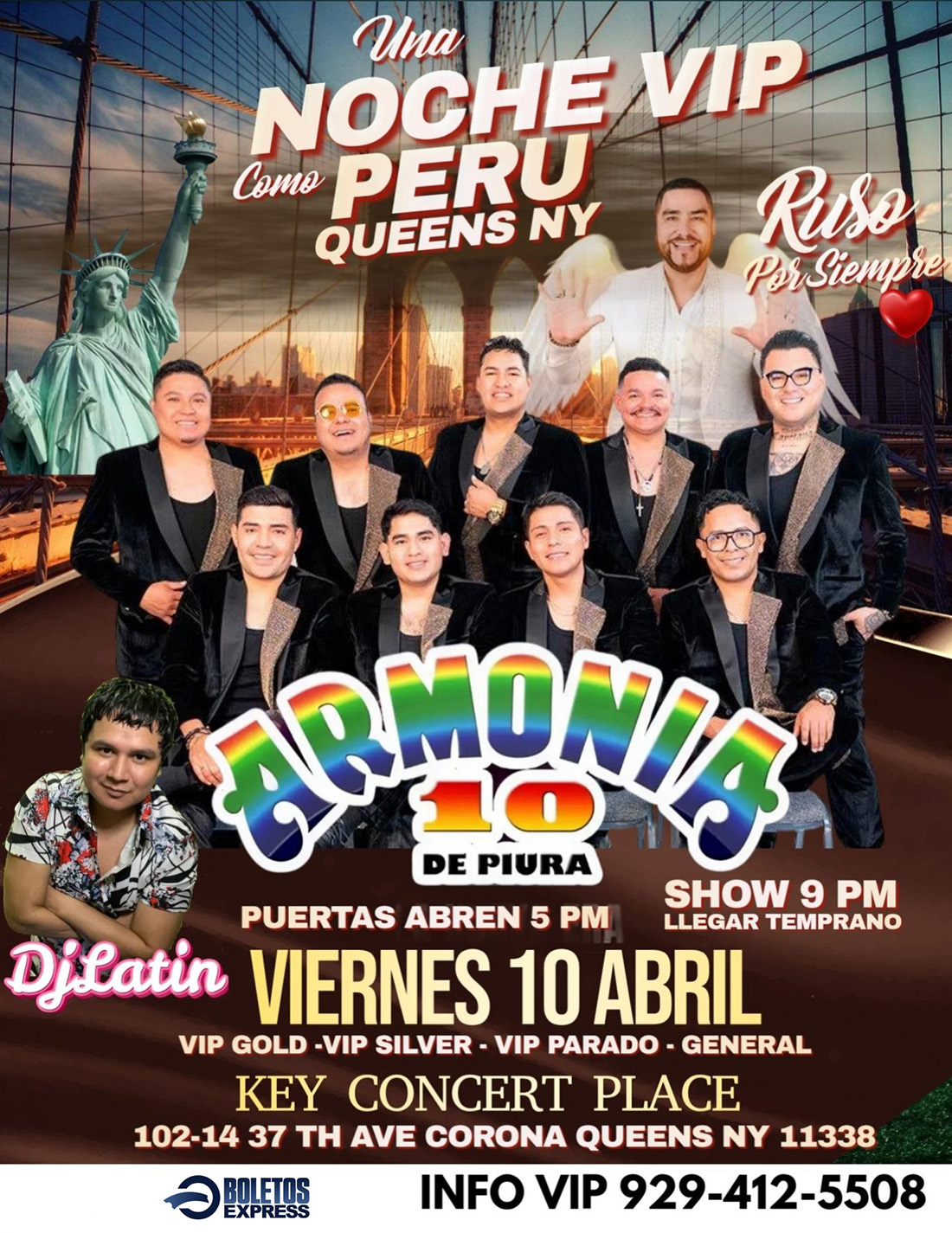 Buy tickets for ARMONIA 10 QUEENS NY ARMONIA 10 QUEENS NY