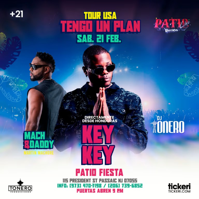 KEY KEY - MACH & DADDY EN PASSAIC NJ