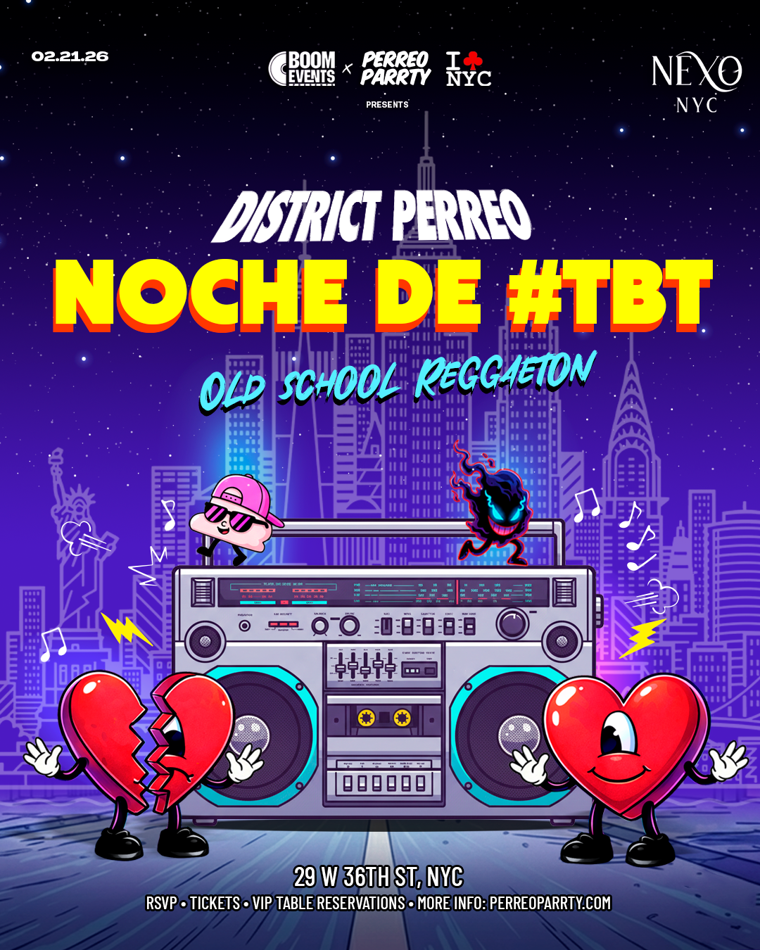 Noche de TBT - Old School Reggaeton Night at Nexo Club Midtown NYC