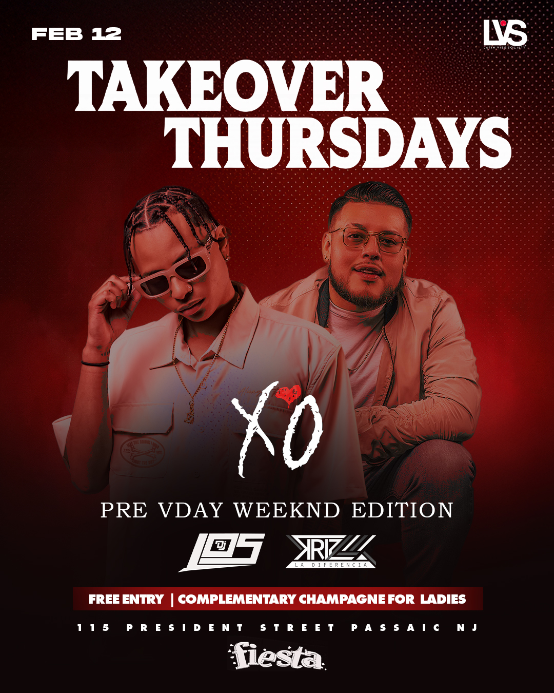 Buy tickets for TAKEOVER THURSDAY XO PRE VDAY WEEKND THEME EDITION TAKEOVER THURSDAY XO PRE VDAY WEEKND THEME EDITION