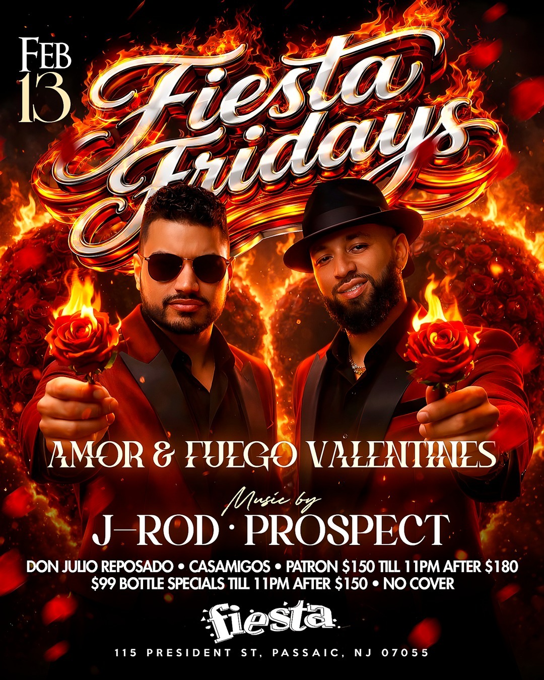 Buy tickets for FIESTA FRIDAYS - AMOR Y FUEGO VALENTINES FIESTA FRIDAYS - AMOR Y FUEGO VALENTINES