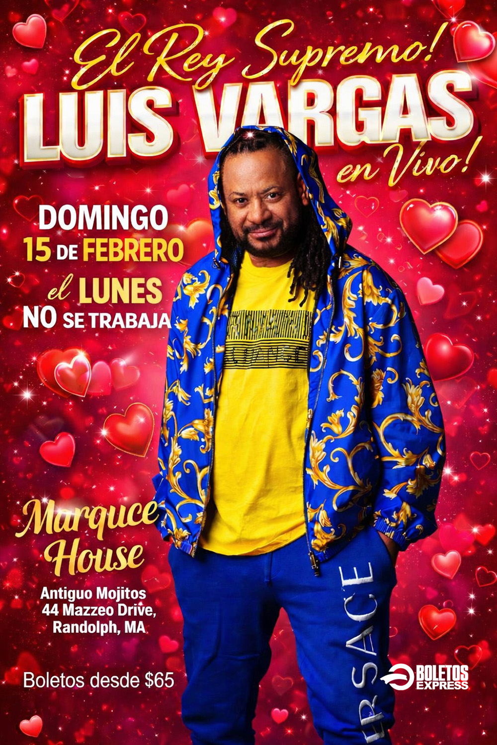 Buy tickets for LUIS VARGAS LUIS VARGAS