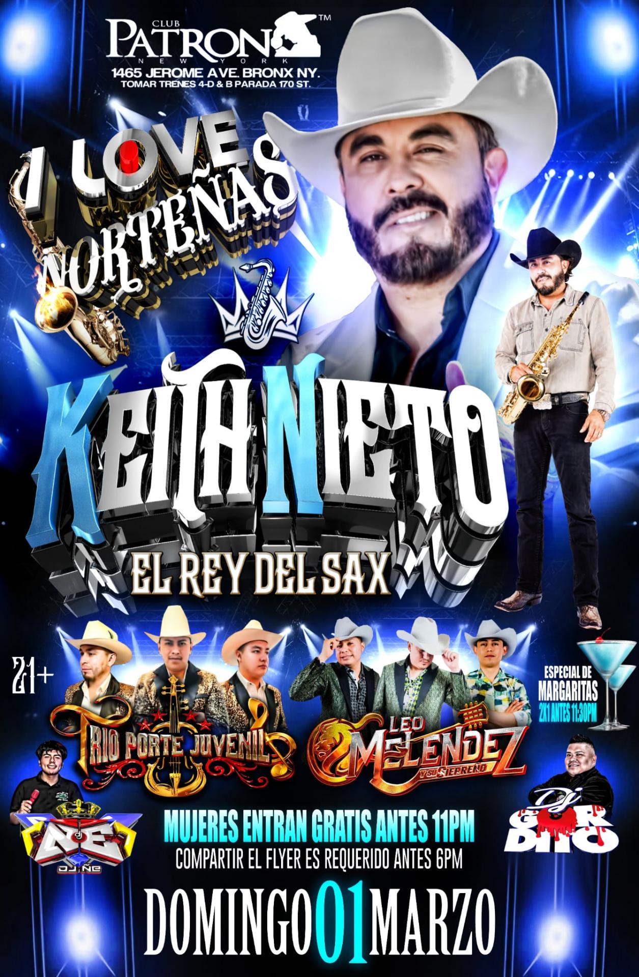 Buy tickets for KEITH NIETO | TRIO PORTE JUVENIL | LEO MELENDEZ KEITH NIETO | TRIO PORTE JUVENIL | LEO MELENDEZ