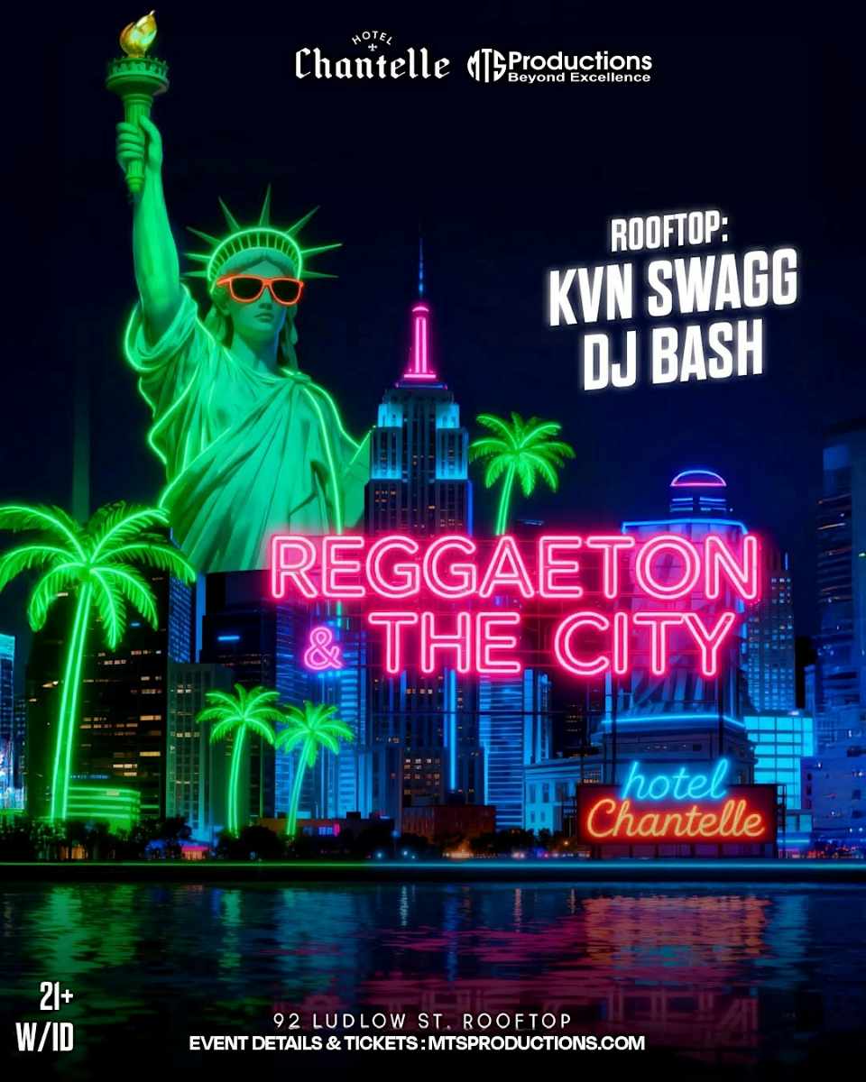 Buy tickets for Reggaeton & the City Rooftop Party Saturday at Hotel Chantelle – Feb 21st Reggaeton & the City Rooftop Party Saturday at Hotel Chantelle – Feb 21st