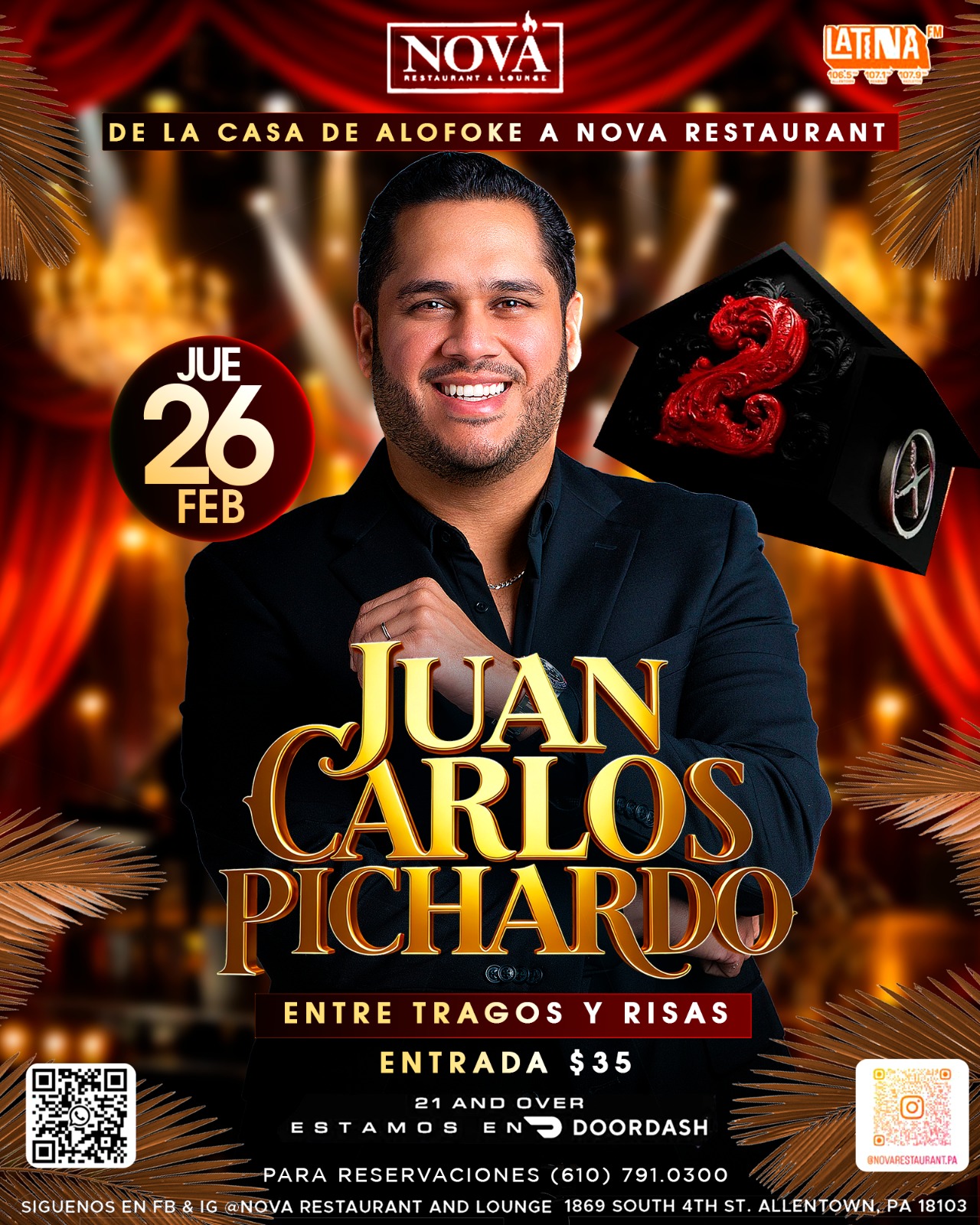 Buy tickets for JUAN CARLOS PICHARDO JUAN CARLOS PICHARDO