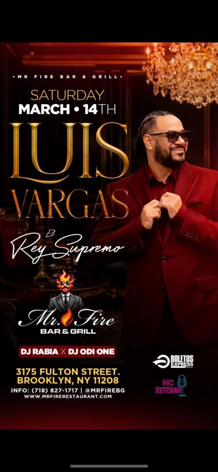 Buy tickets for EL REY SUPREMO “ LUIS VARGAS “ EL REY SUPREMO “ LUIS VARGAS “