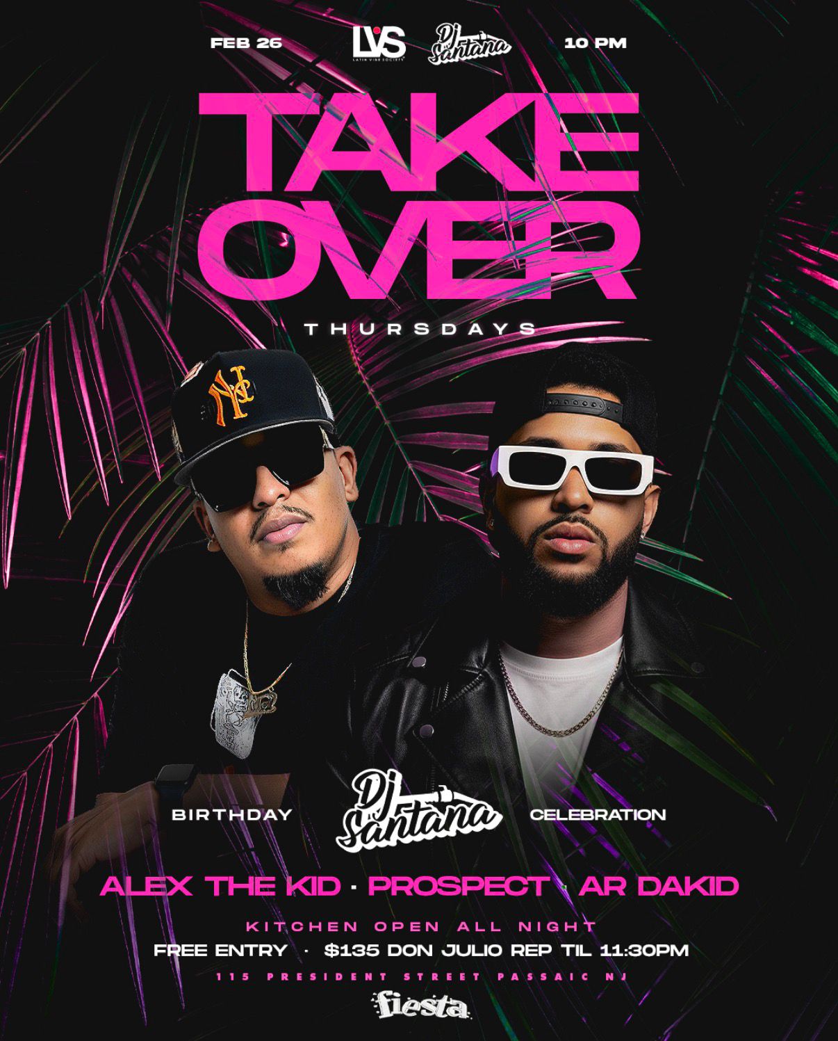 Buy tickets for TAKEOVER THURSDAY - DJ SANTANA BIRTHDAY CELEBRATION TAKEOVER THURSDAY - DJ SANTANA BIRTHDAY CELEBRATION