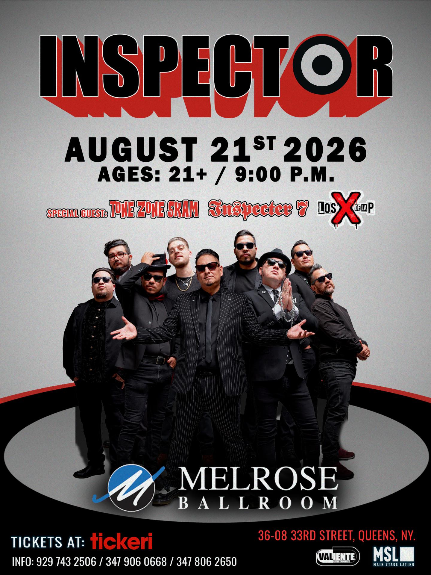 Buy tickets for INSPECTOR INSPECTOR