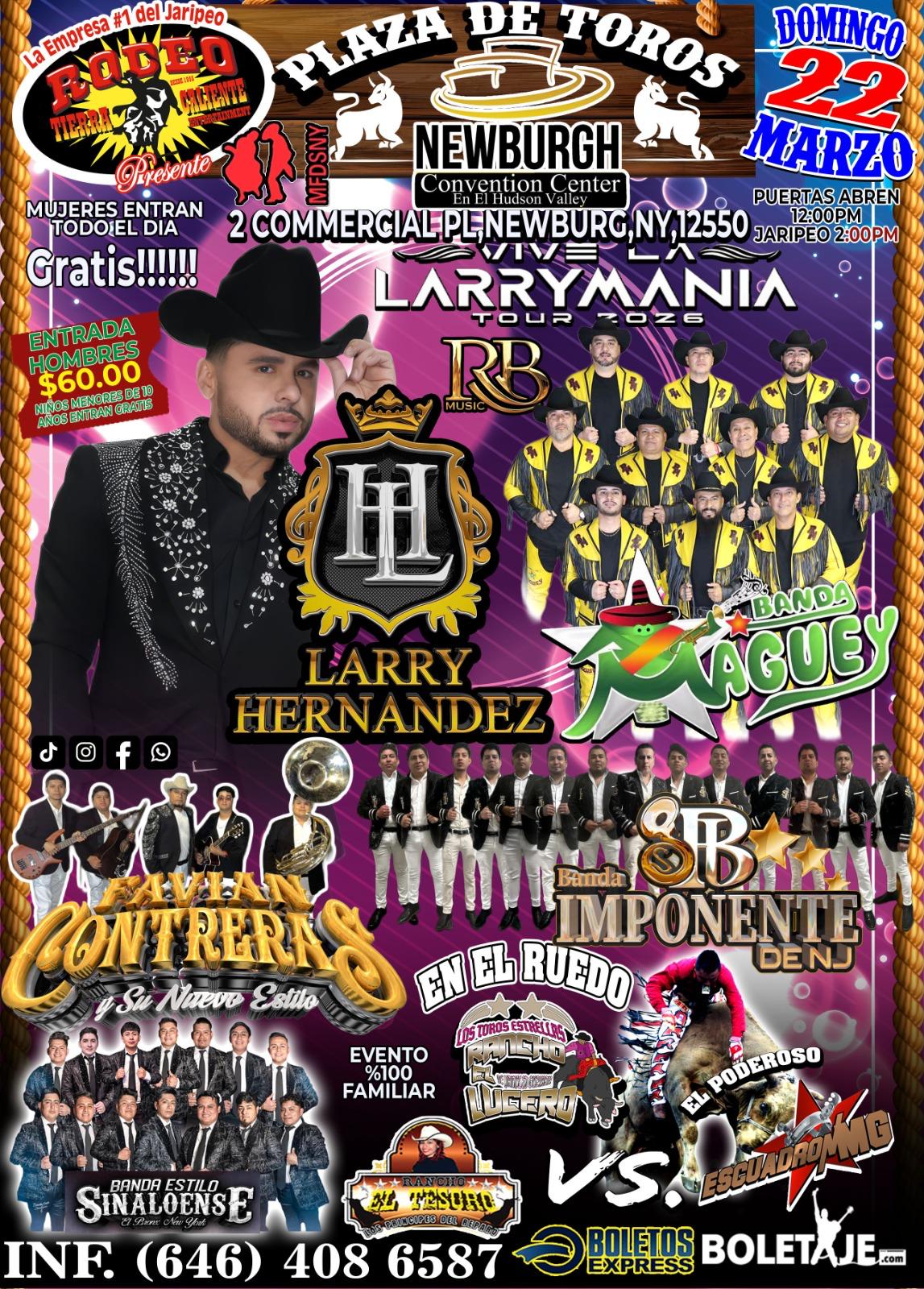 Buy tickets for LARRY HERNANDEZ | BANDA MAGUEY | FABIAN CONTRERAS LARRY HERNANDEZ | BANDA MAGUEY | FABIAN CONTRERAS