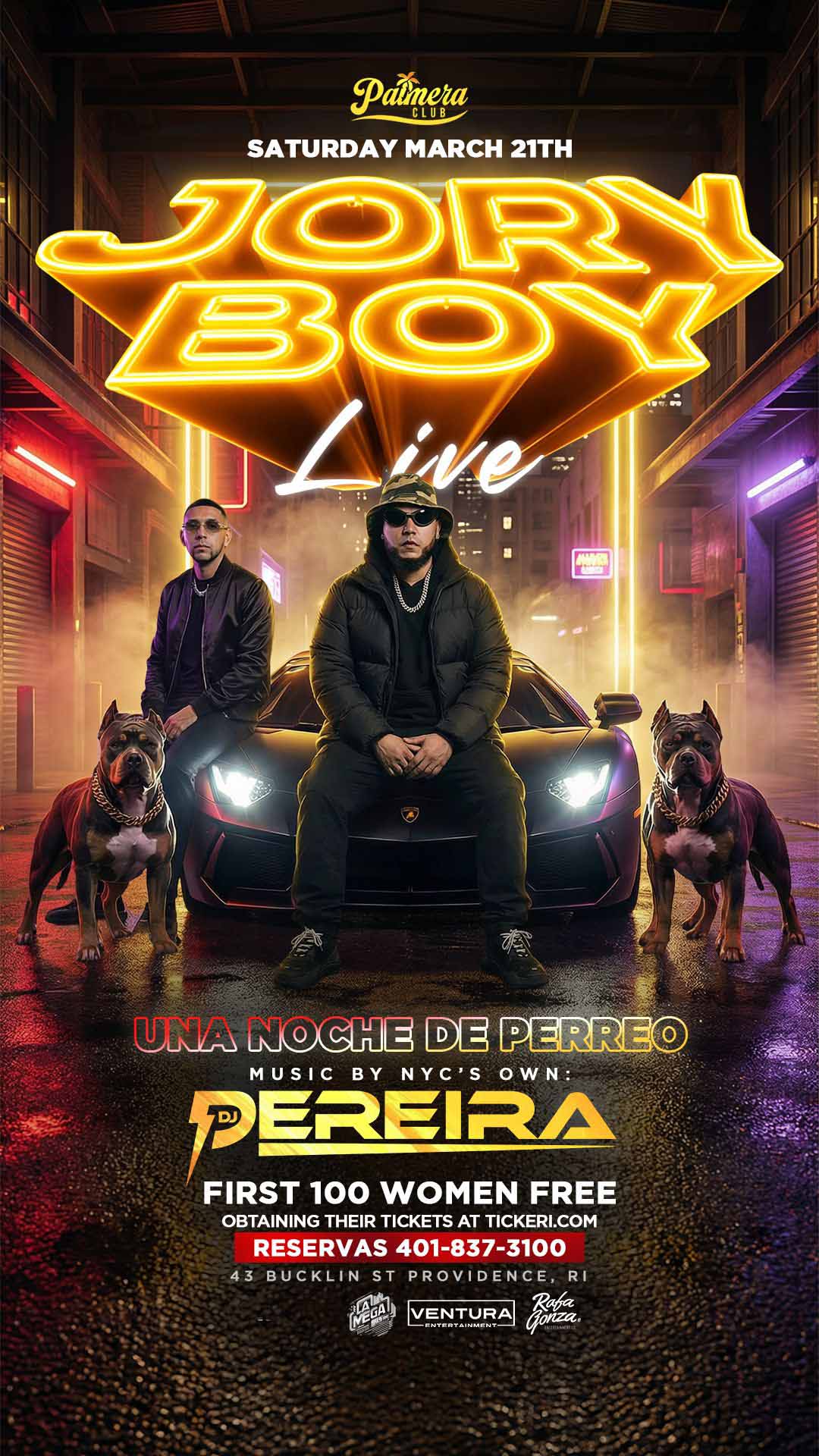 Buy tickets for JORY BOY LIVE JORY BOY LIVE