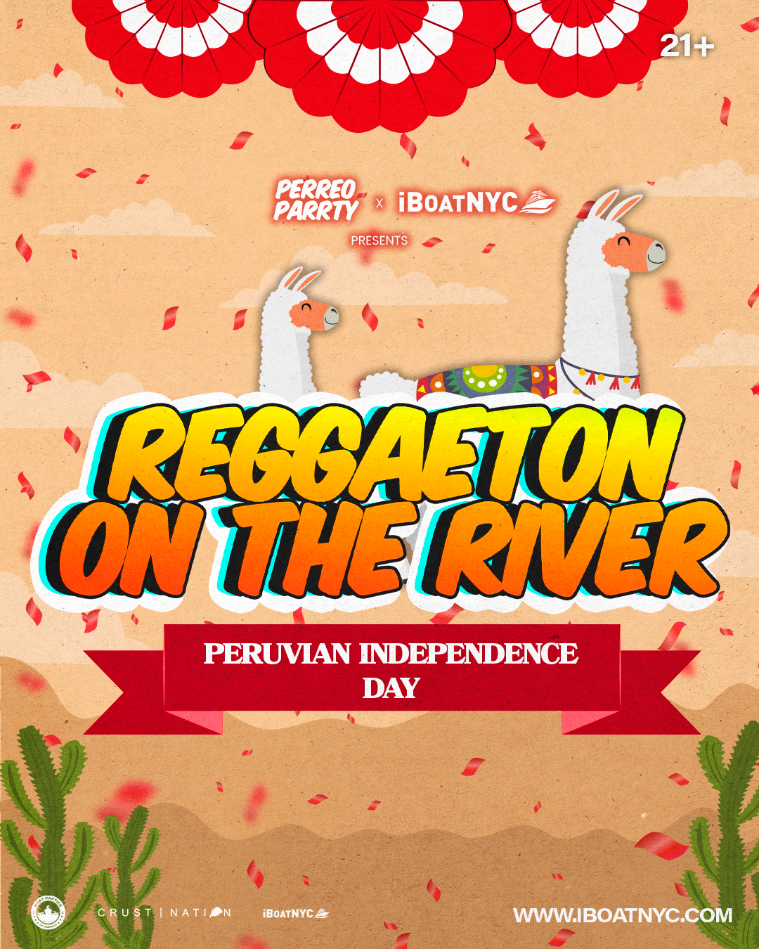 PERUVIAN Day Boat Party Cruise | REGGAETON on the RIVER