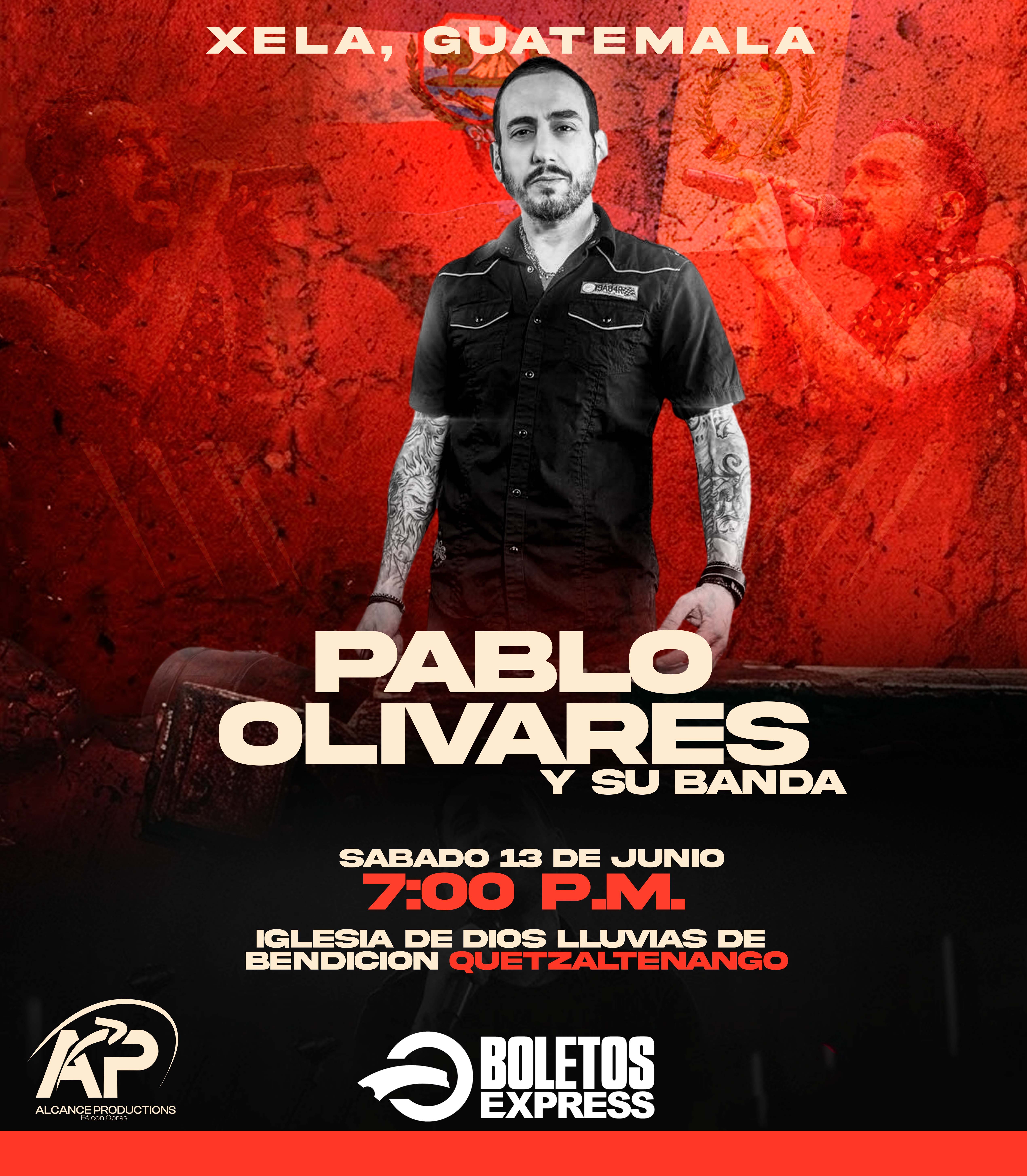 Buy tickets for PABLO OLIVARES Y SU BANDA PABLO OLIVARES Y SU BANDA