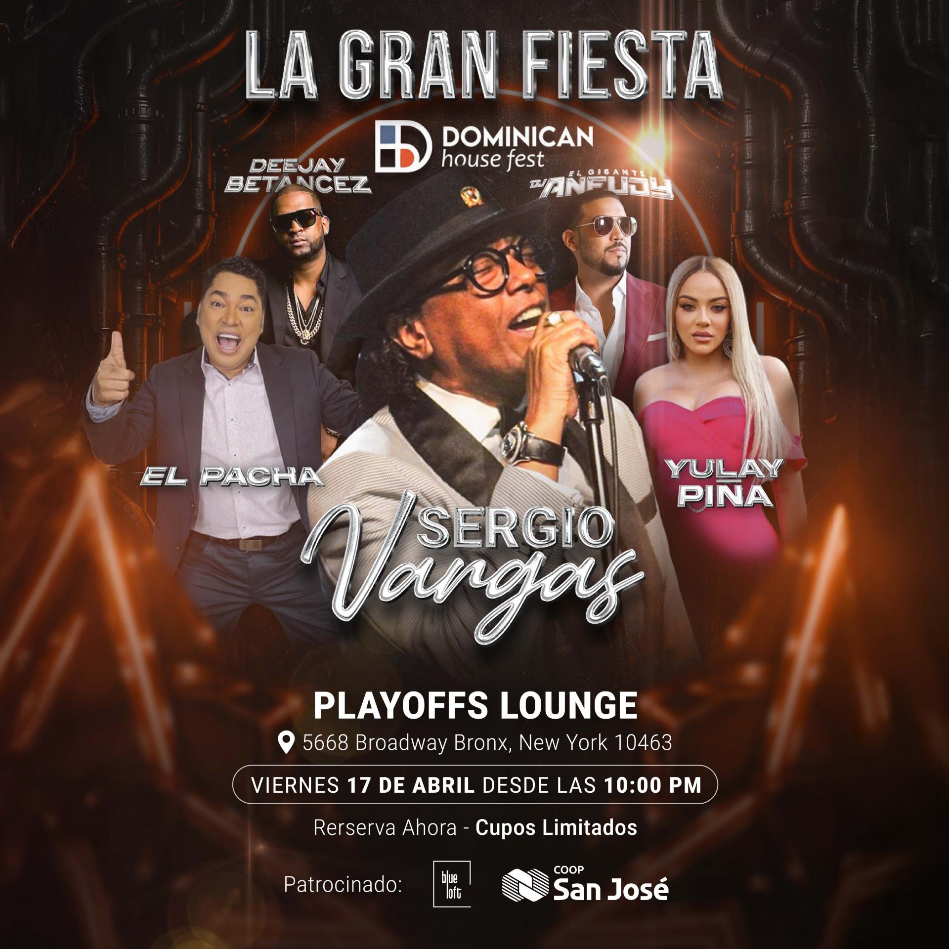 Buy tickets for SERGIO VARGAS Y ORQUESTA | DJ ANEUDY <br> LA GRAN FIESTA SERGIO VARGAS Y ORQUESTA | DJ ANEUDY <br> LA GRAN FIESTA