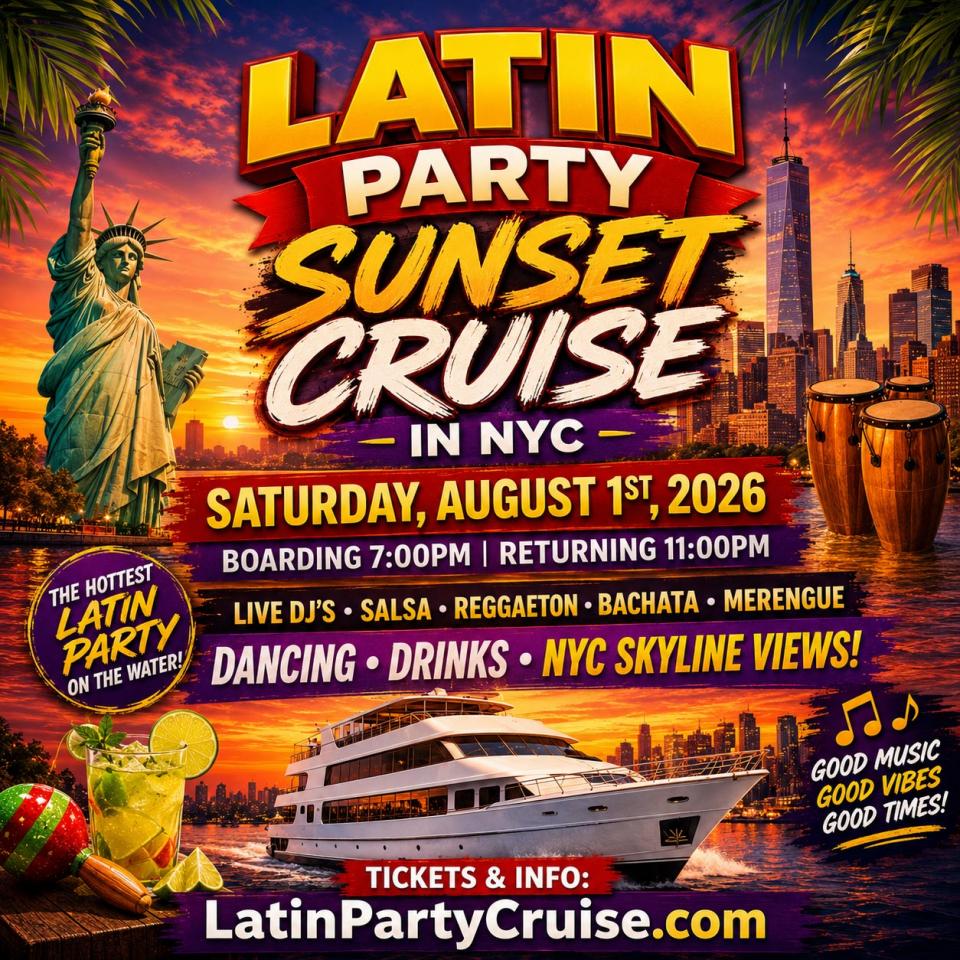 Buy tickets for Latin Party Sunset Cruise Latin Party Sunset Cruise