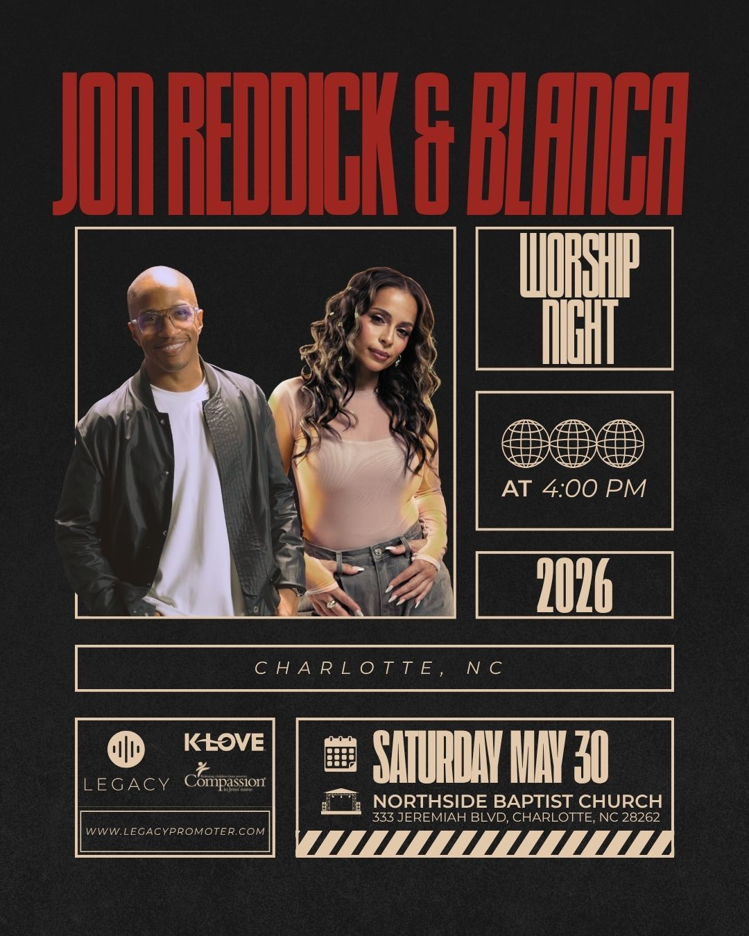 Worship night with Jon Reddick + Blanca