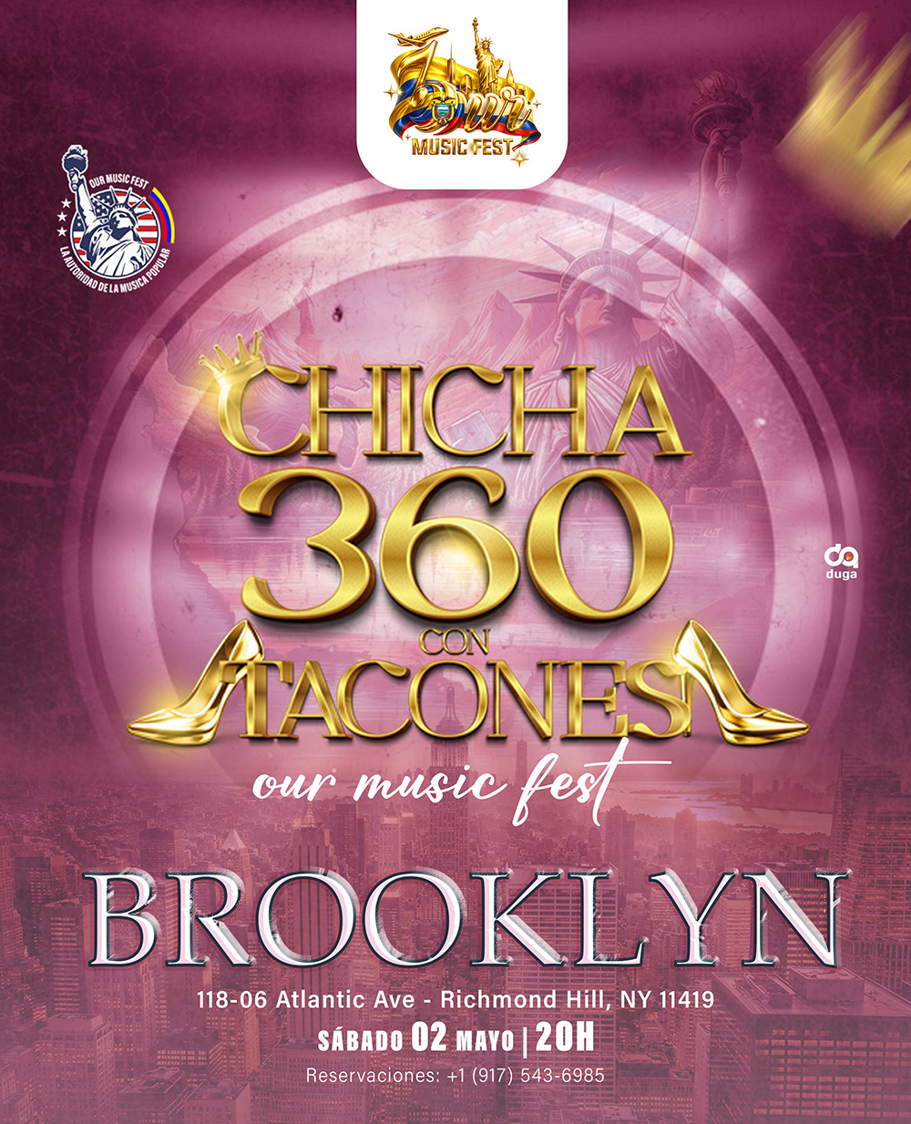 Buy tickets for CHICHA 360 CON TACONES CHICHA 360 CON TACONES