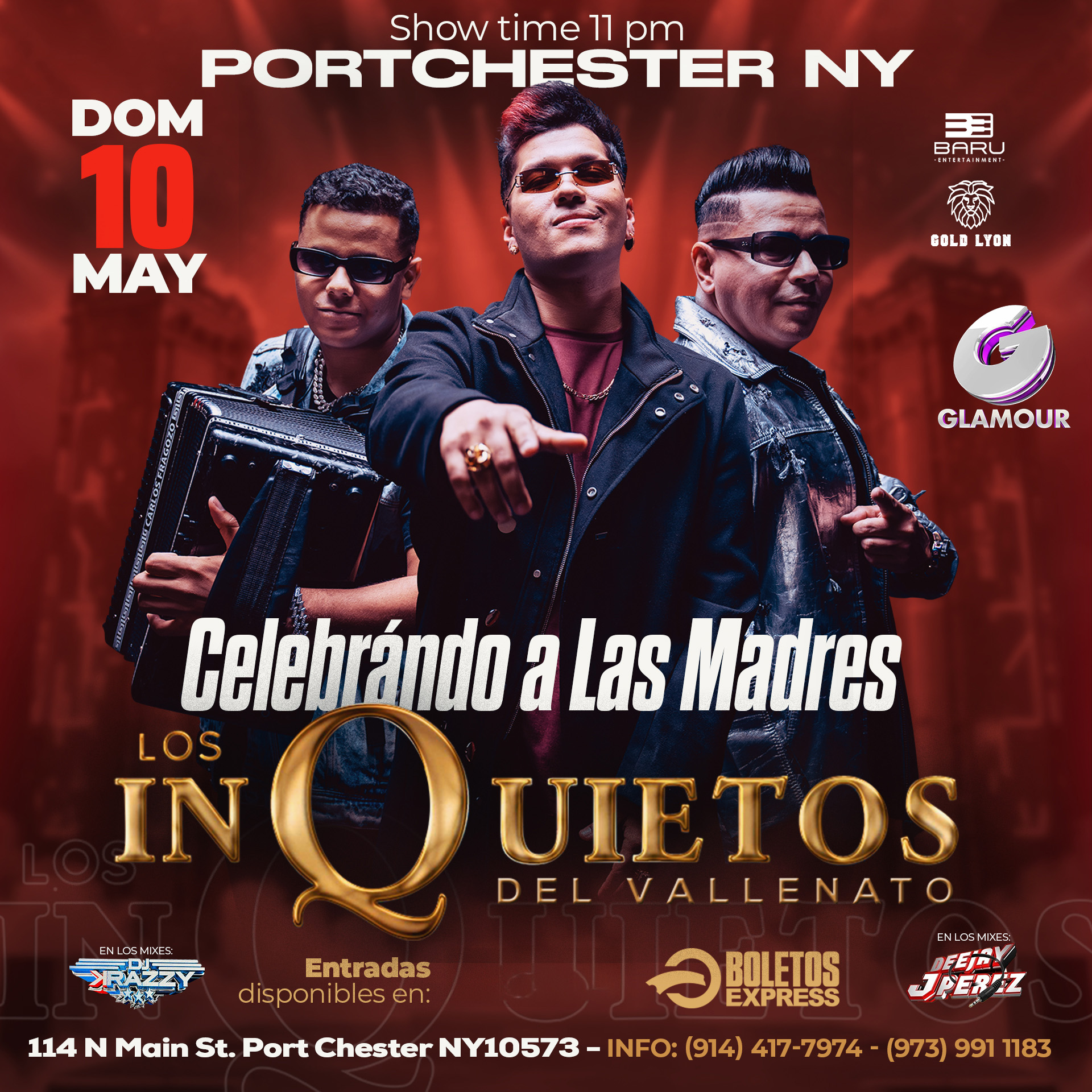 Buy tickets for Los Inquietos del Vallenato | Port Chester, NY Los Inquietos del Vallenato | Port Chester, NY