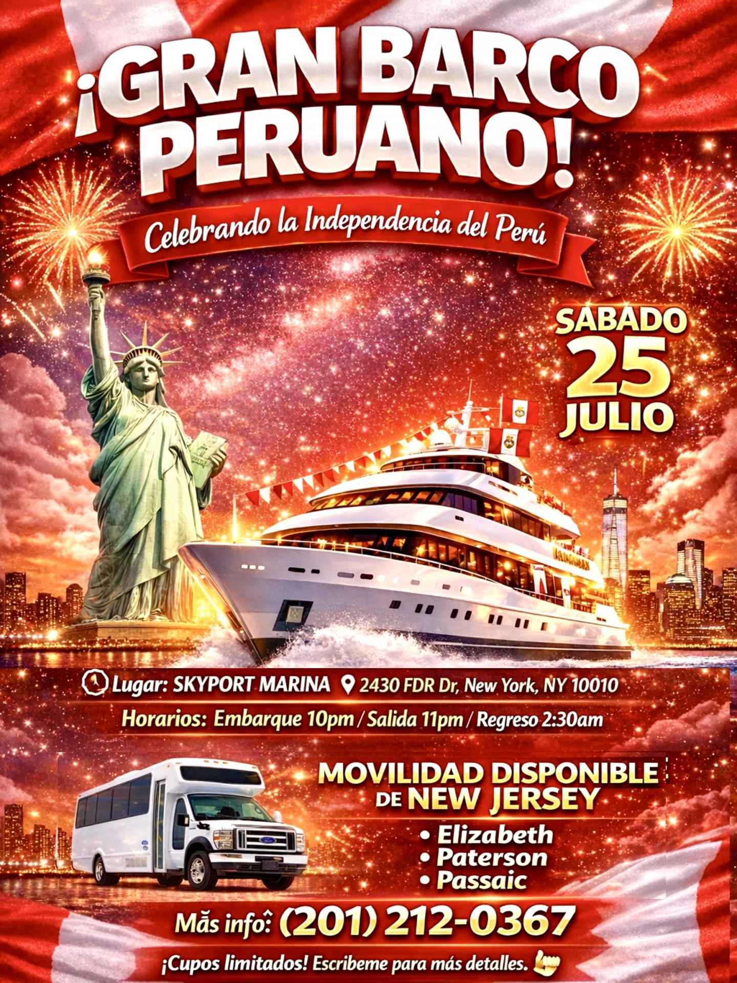 Buy tickets for GRAN 🚢 BARCO PERUANO 🇵🇪 GRAN 🚢 BARCO PERUANO 🇵🇪