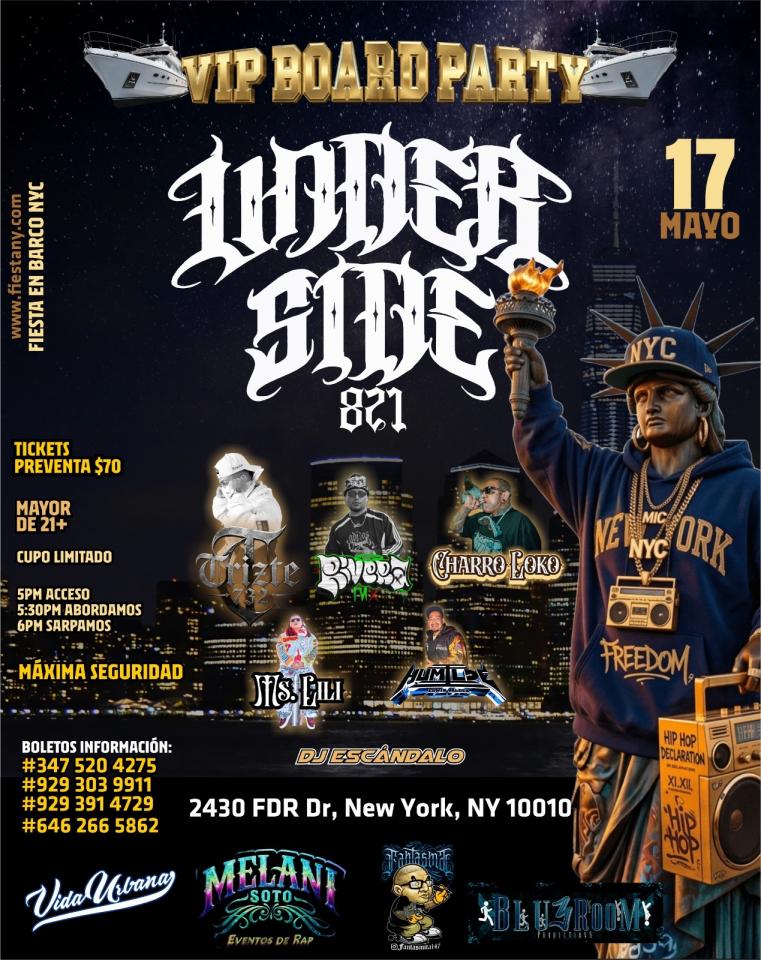 Buy tickets for Under Side 821 + Artistas Invitados + Unica Presentacion Under Side 821 + Artistas Invitados + Unica Presentacion