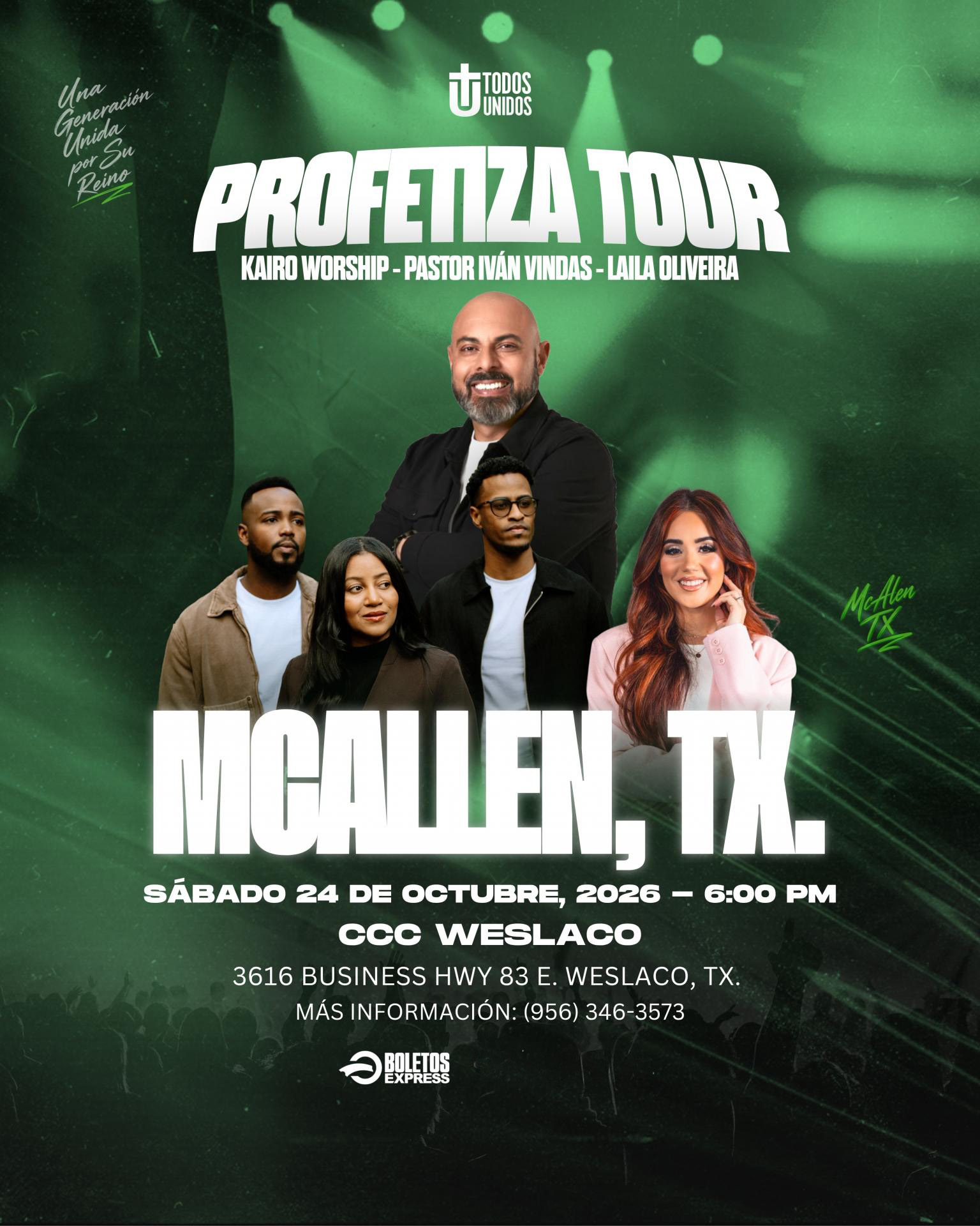 Buy tickets for PROFETIZA TOUR - MCALLEN, TX PROFETIZA TOUR - MCALLEN, TX