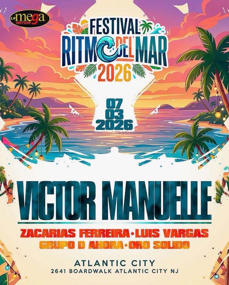 Buy tickets for Festival Ritmo Del Mar 2026 en Atlantic City | Victor Manuelle en Vivo Festival Ritmo Del Mar 2026 en Atlantic City | Victor Manuelle en Vivo