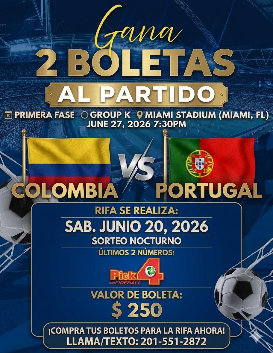 RIFA COLOMBIA v PORTUGAL