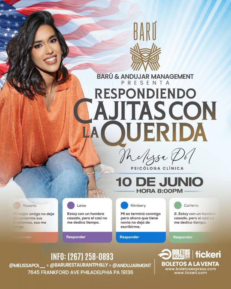 Respondiento Cajitas Con La Querida Melissa Pol: Philadelphia, PA