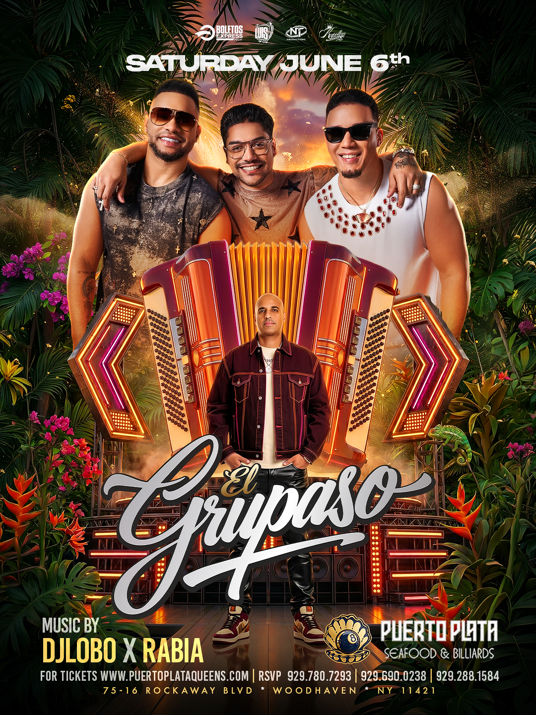 El Grupaso featuring DJ Lobo @ Puerto Plata Queens