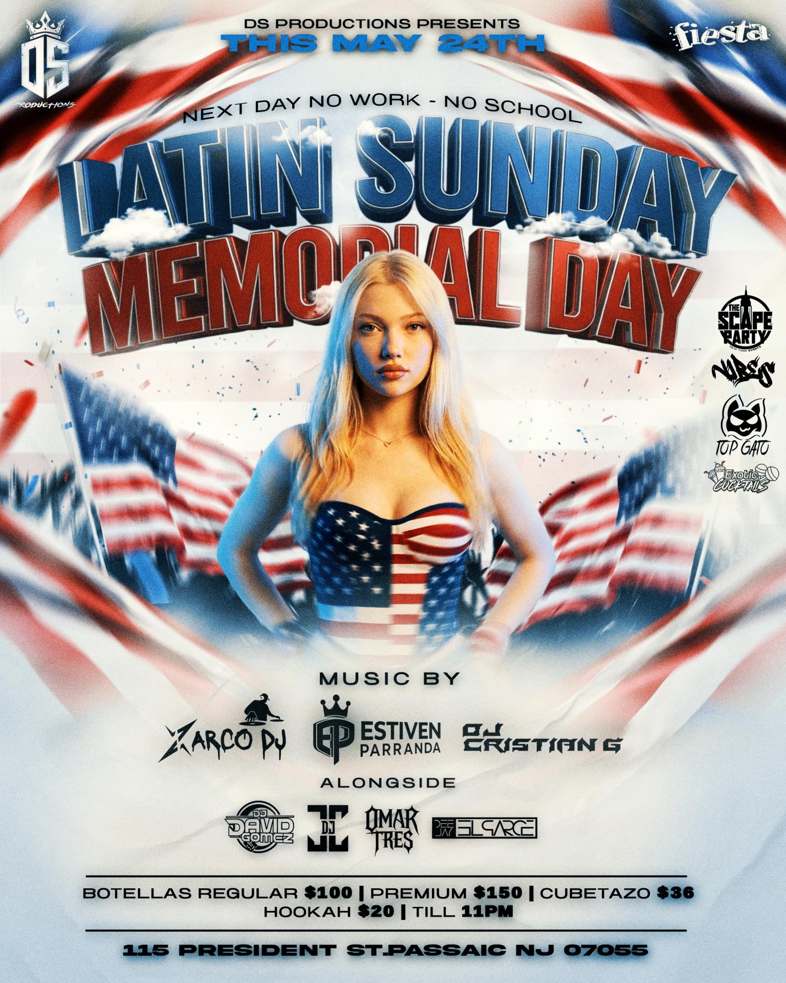 LATIN SUNDAY - MEMORIAL DAY