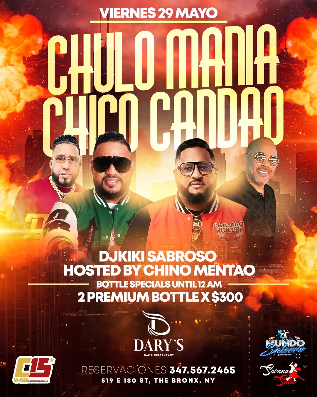 Buy tickets for Dj Chulo Manía y Dj Chico Candao Dj Chulo Manía y Dj Chico Candao
