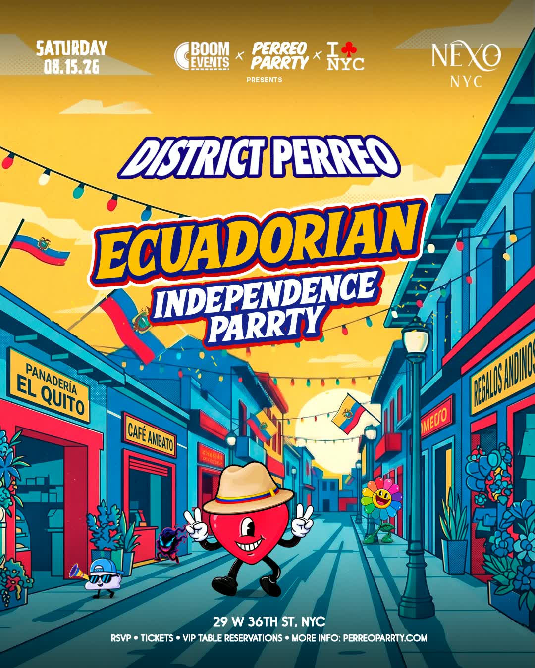 Ecuadorian Independence Day Reggaeton Party at Nexo Club Midtown NYC