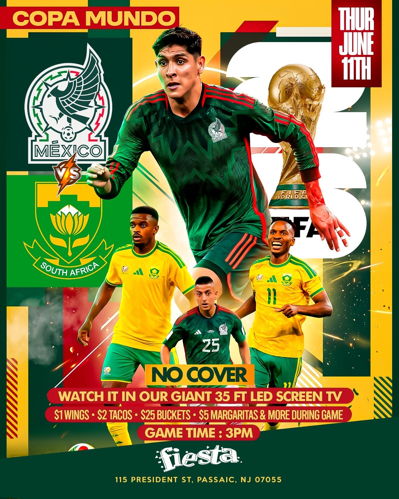 Buy tickets for PARTIDO INAGURAL DE LA COPA DEL MUNDO MEXICO VS SOUTH AFRICA PARTIDO INAGURAL DE LA COPA DEL MUNDO MEXICO VS SOUTH AFRICA