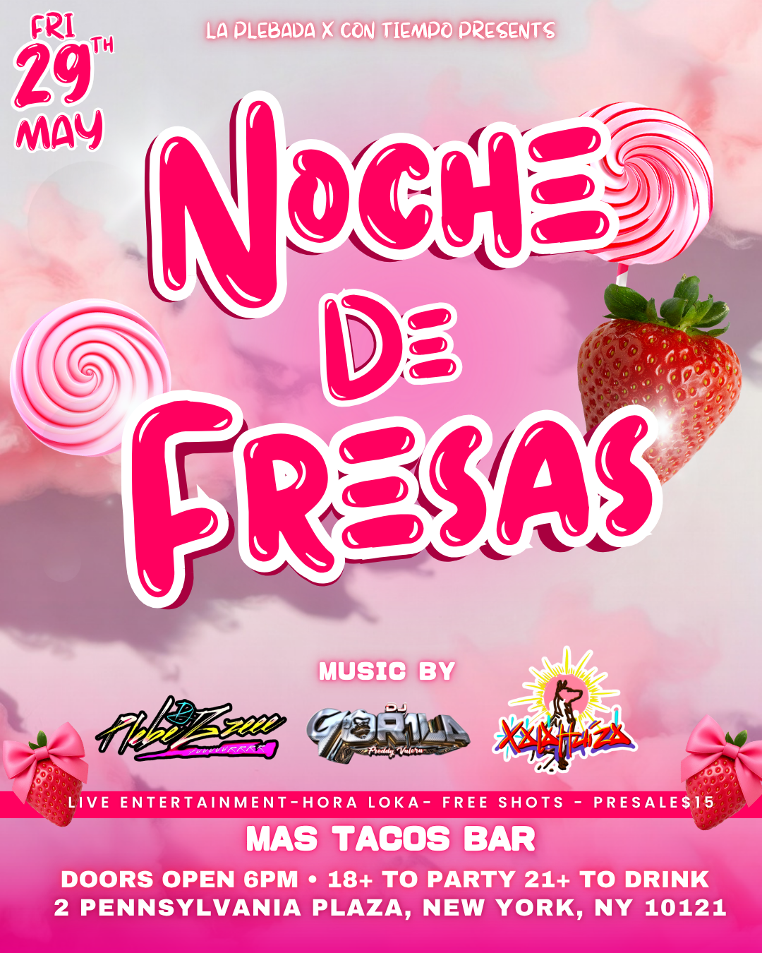 NOCHE DE FRESAS