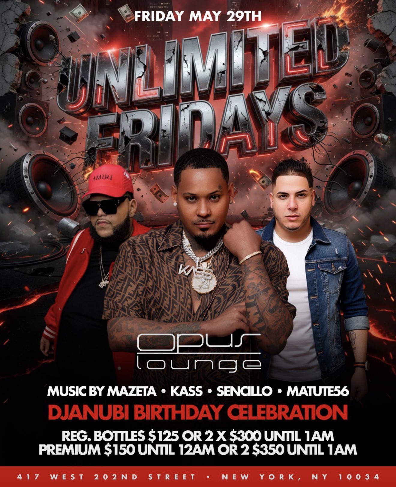 Buy tickets for UNLIMITED FRIDAY OPUS LOUNGE UNLIMITED FRIDAY OPUS LOUNGE