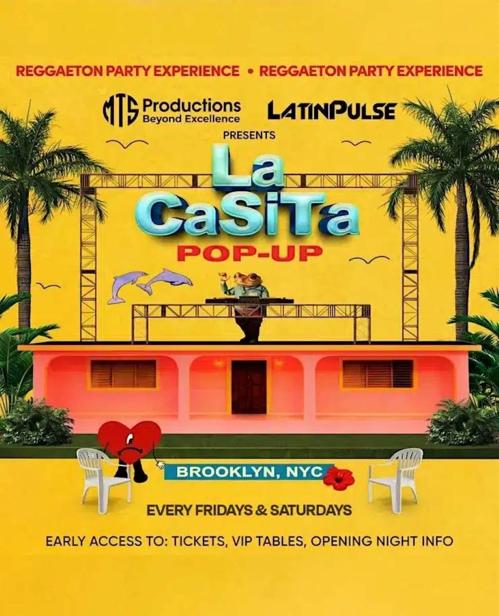 Buy tickets for Bad Bunny Immersive Experience NYC – La Casita in Brooklyn Bad Bunny Immersive Experience NYC – La Casita in Brooklyn