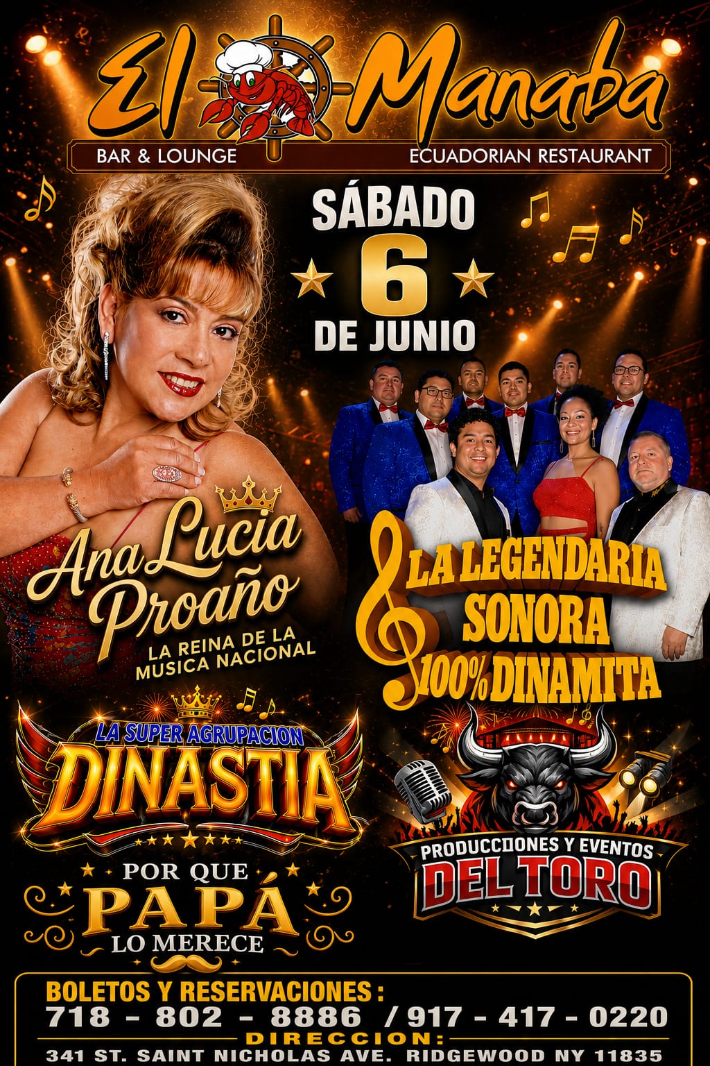 Buy tickets for ANA LUCIA PROAÑO | LA LEGENDARIA SONORA 100% DINAMITA ANA LUCIA PROAÑO | LA LEGENDARIA SONORA 100% DINAMITA