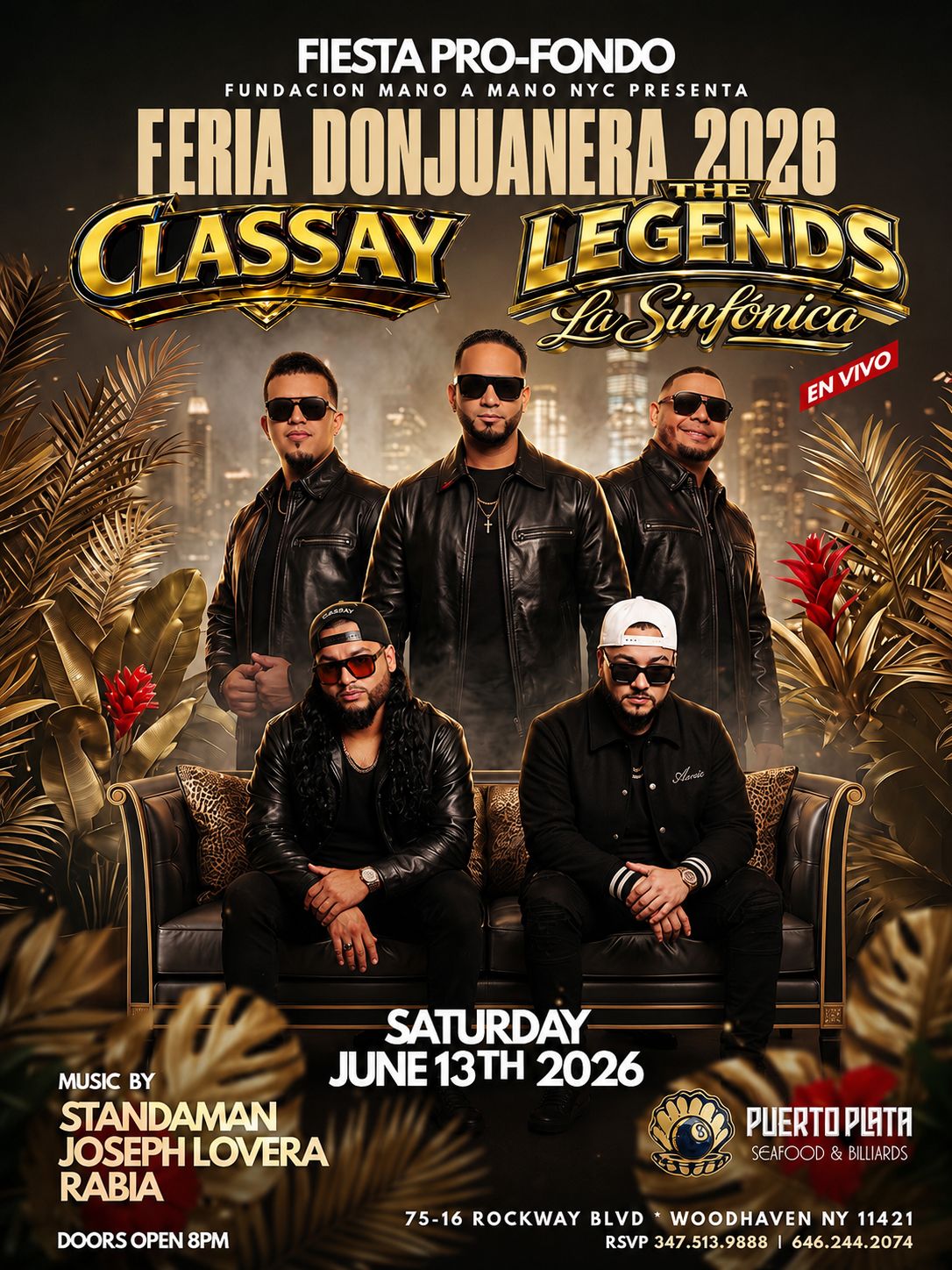 Buy tickets for Fiesta ProFondo: Classay & The Legends La Sinfónica in the Feria DonJuanera 2026 Fiesta ProFondo: Classay & The Legends La Sinfónica in the Feria DonJuanera 2026