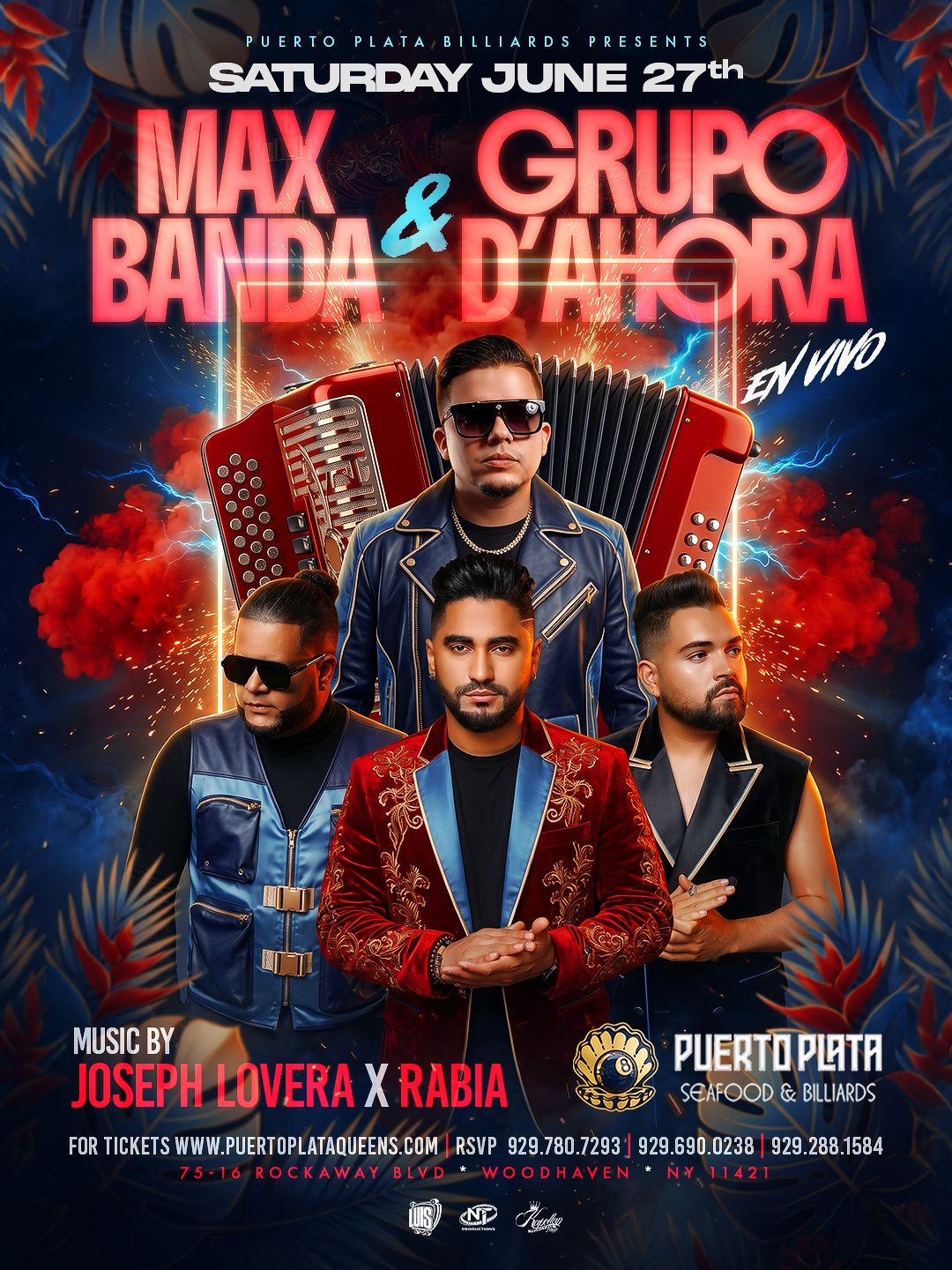 Buy tickets for MAX BANDA & GRUPO D' AHORA FEATURING DJ RABIA MAX BANDA & GRUPO D' AHORA FEATURING DJ RABIA