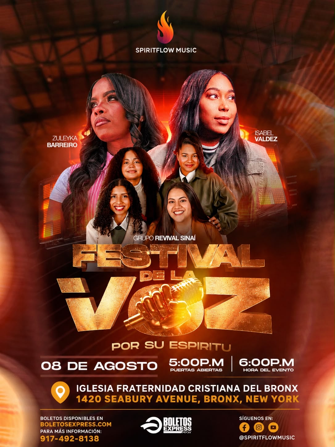 Buy tickets for FESTIVAL DE LA VOZ POR SU ESPIRITU FESTIVAL DE LA VOZ POR SU ESPIRITU