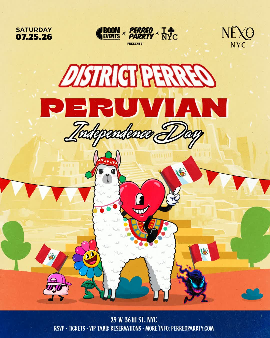 Buy tickets for Peruvian Independence Party at Nexo Nightclub Midtown NYC Peruvian Independence Party at Nexo Nightclub Midtown NYC