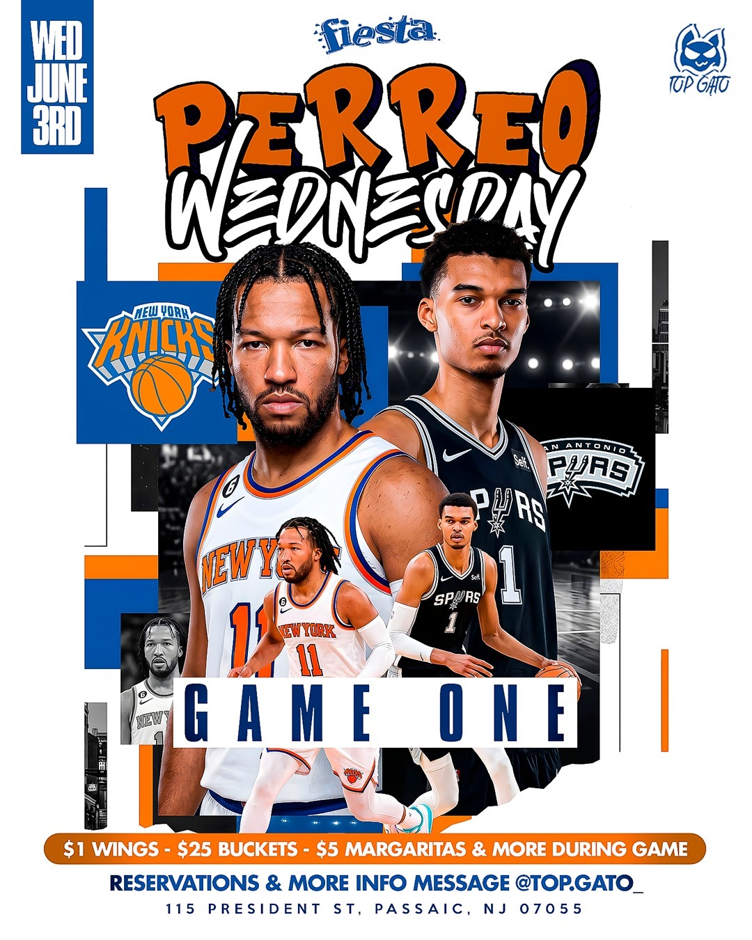 Buy tickets for PERREO WEDNESDAY - GAME ONE, NEW YORK KNICKS VS SAN ANTONIO SPURS PERREO WEDNESDAY - GAME ONE, NEW YORK KNICKS VS SAN ANTONIO SPURS