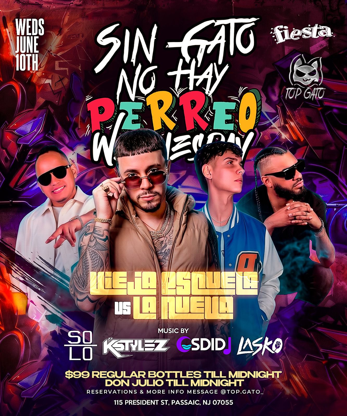Buy tickets for PERREO WEDNESDAY - VIEJA ESCUELA VS LA NUEVA PERREO WEDNESDAY - VIEJA ESCUELA VS LA NUEVA