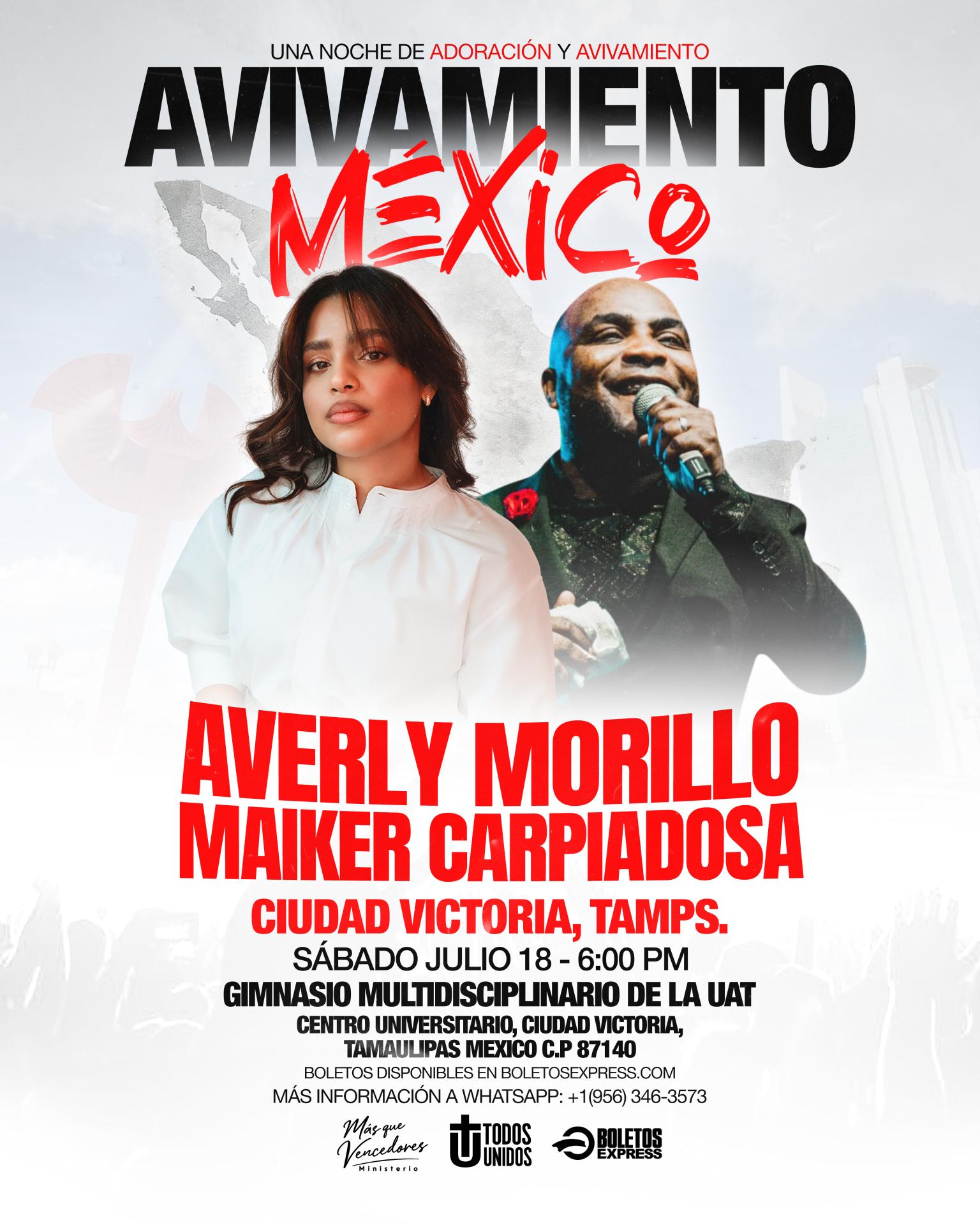 Buy tickets for AVERLY MORILLO & MAIKER CARPIADOSA AVERLY MORILLO & MAIKER CARPIADOSA