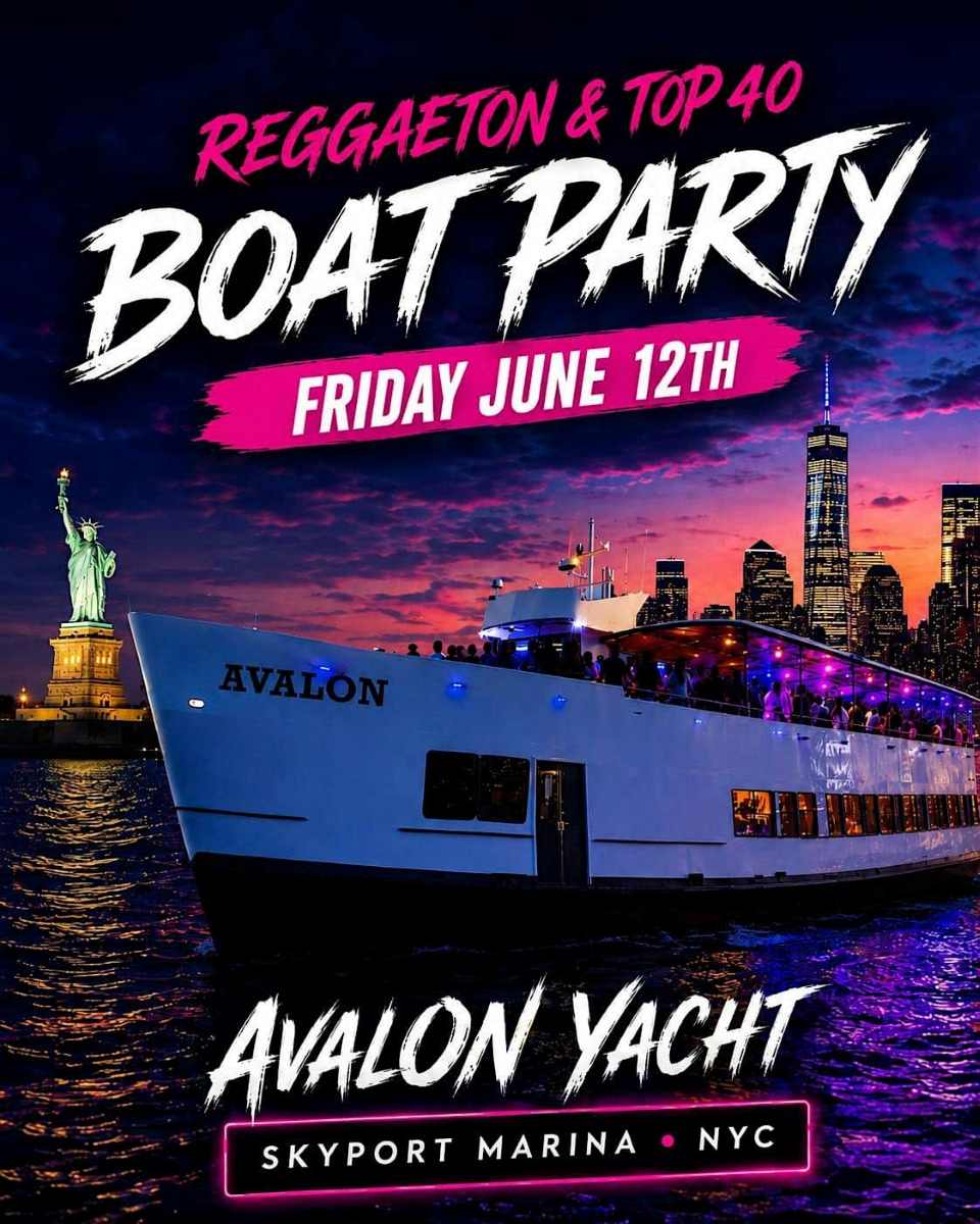 Reggaeton Boat Party NYC | Avalon Yacht at Skyport Marina