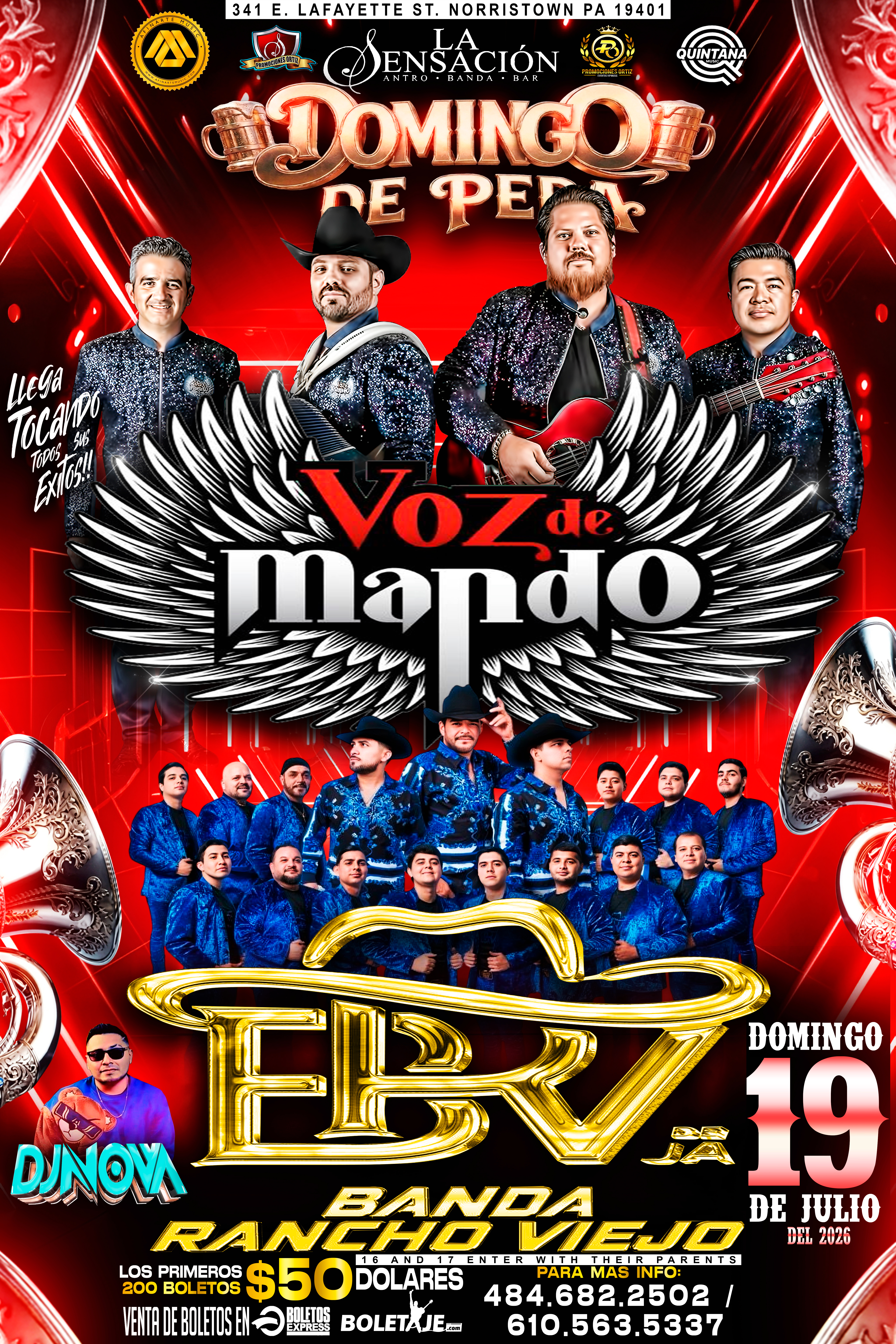 Buy tickets for VOZ DE MANDO | BANDA RANCHO VIEJO VOZ DE MANDO | BANDA RANCHO VIEJO