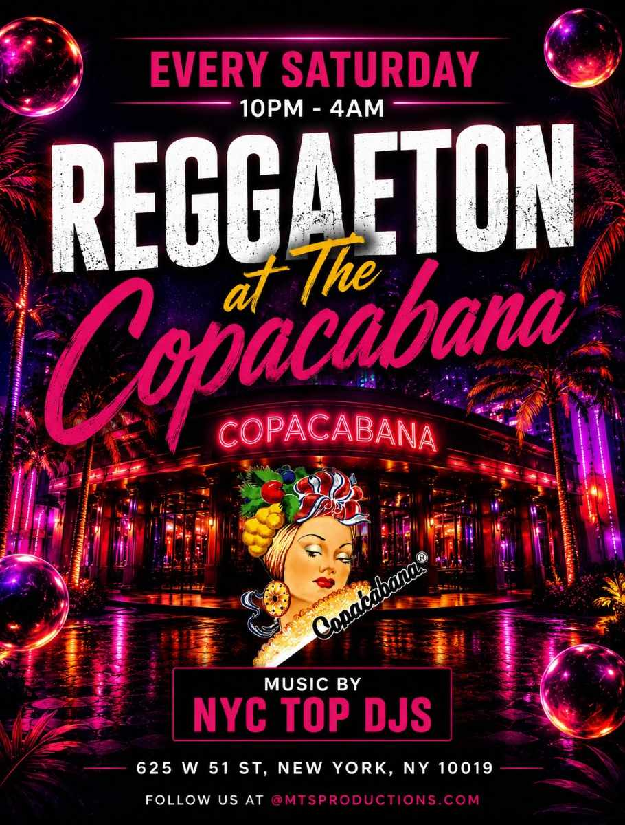 Reggaeton at the Copacabana NYC | Latin Party NYC Saturday June 20th