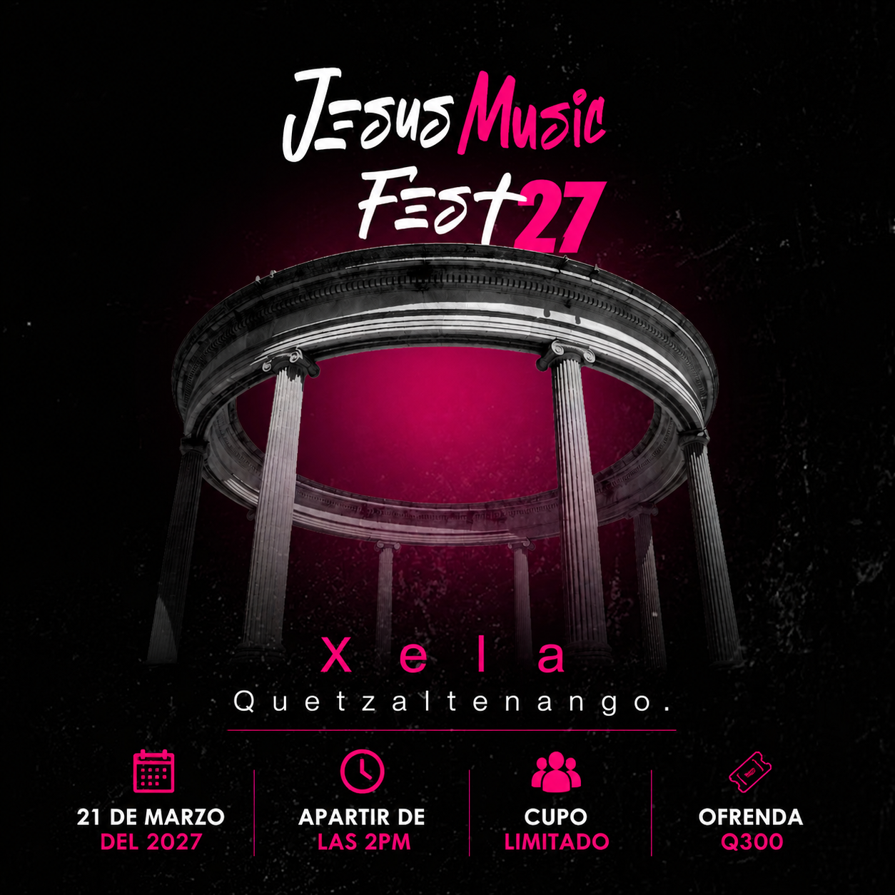 Buy tickets for Jesús Music Fest 2027 Jesús Music Fest 2027